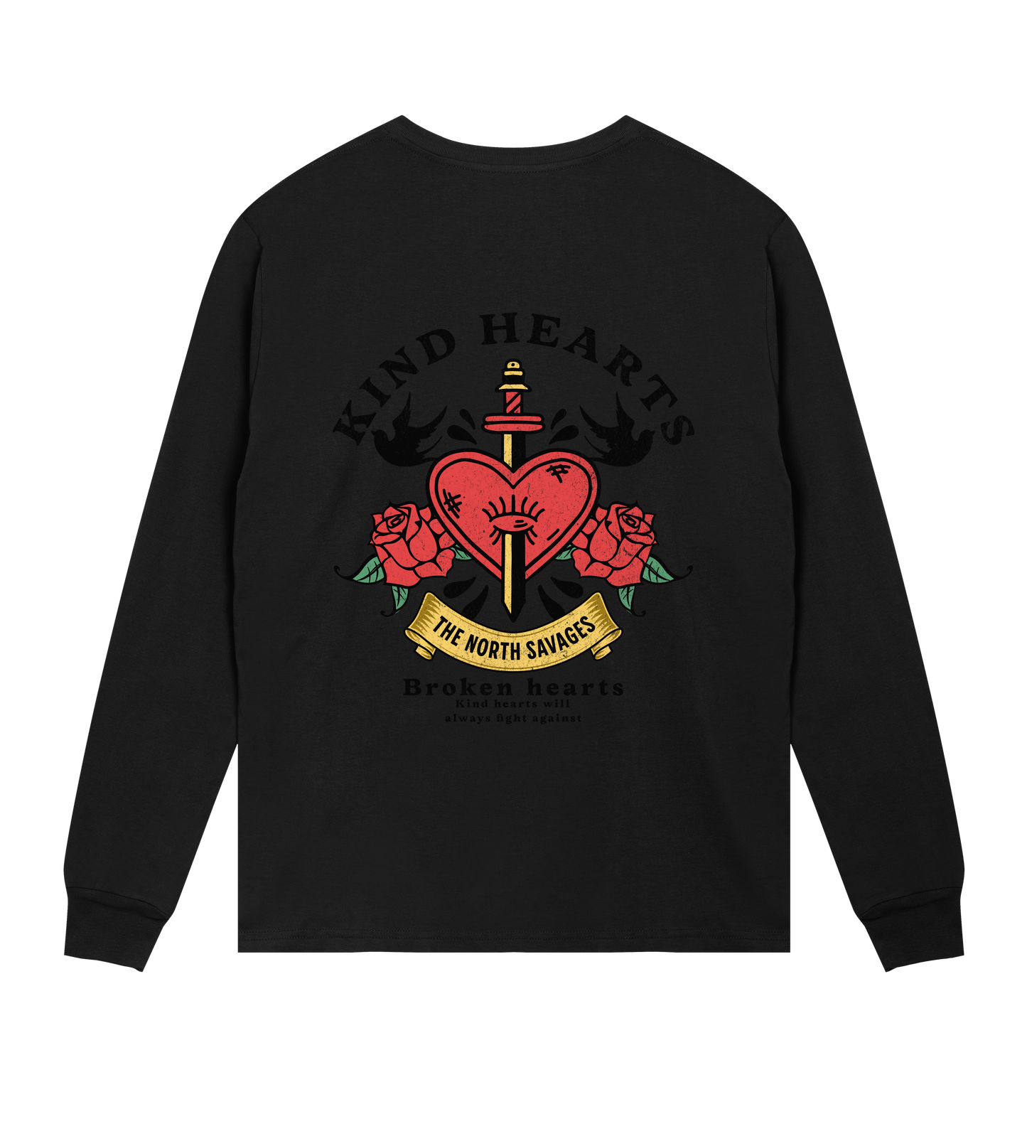 Kind Hearts - Mens Regular Long Sleeve Tee