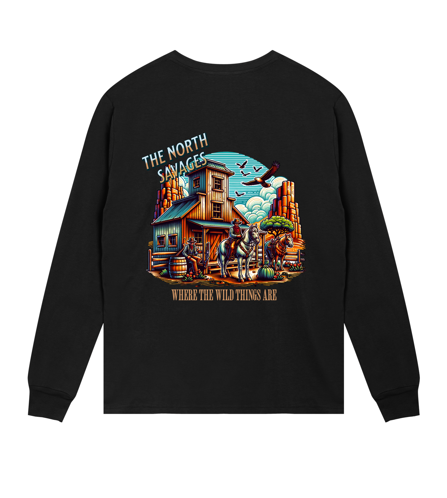 Wild West - Mens Long Sleeve Tee