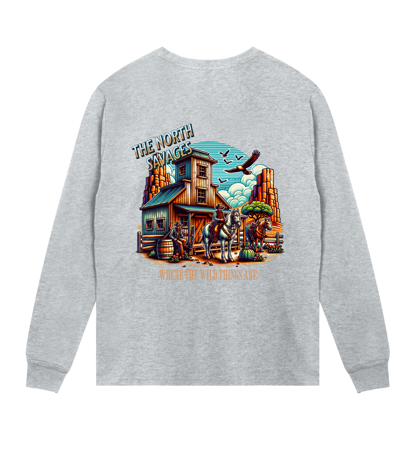 Wild West - Mens Long Sleeve Tee