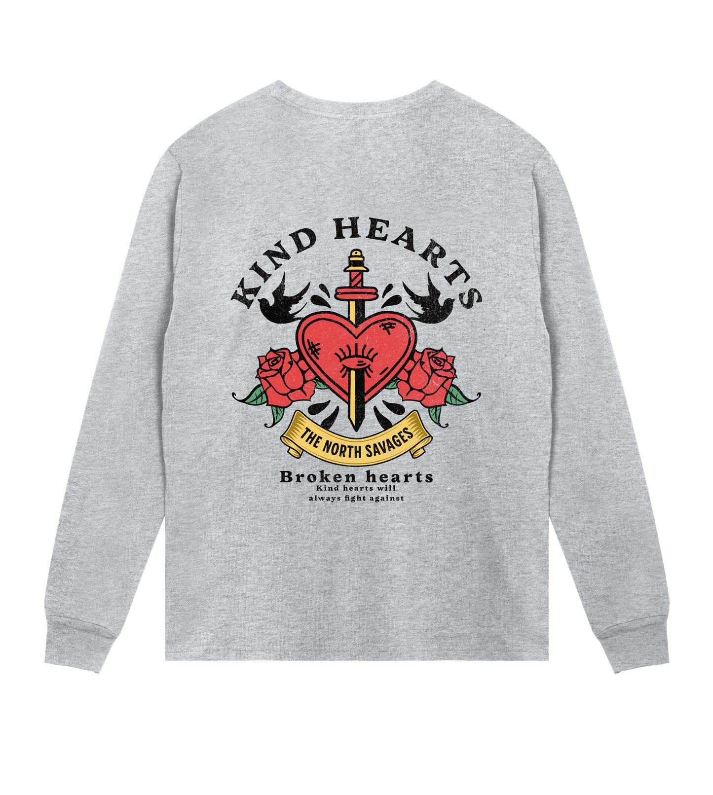 Kind Hearts - Mens Regular Long Sleeve Tee