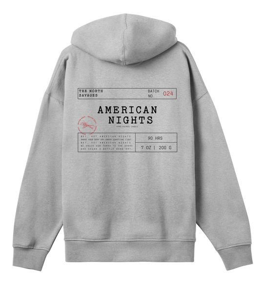 American Nights - Mens Boxy Hoodie