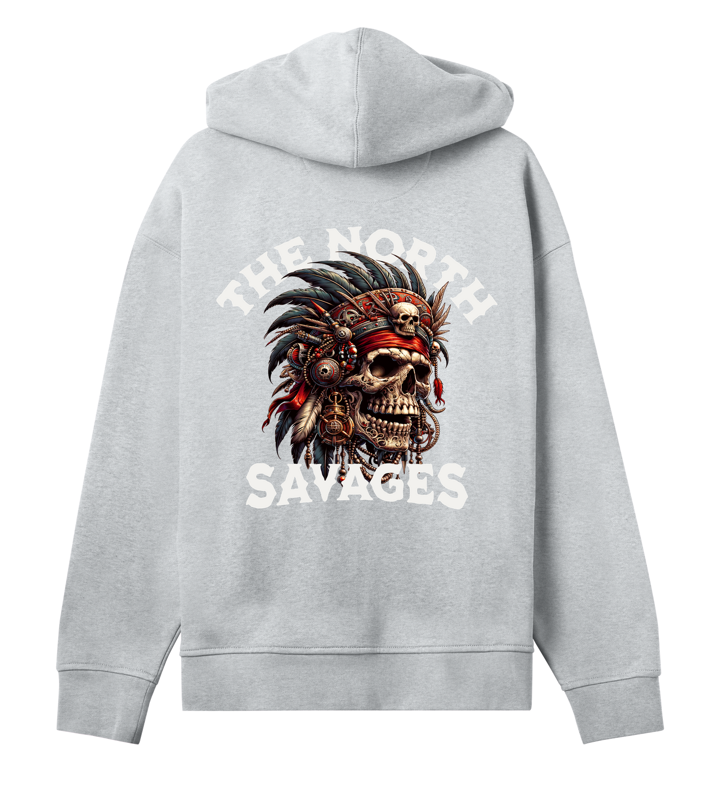 Savage Skull - Womens Oversized Hoodie