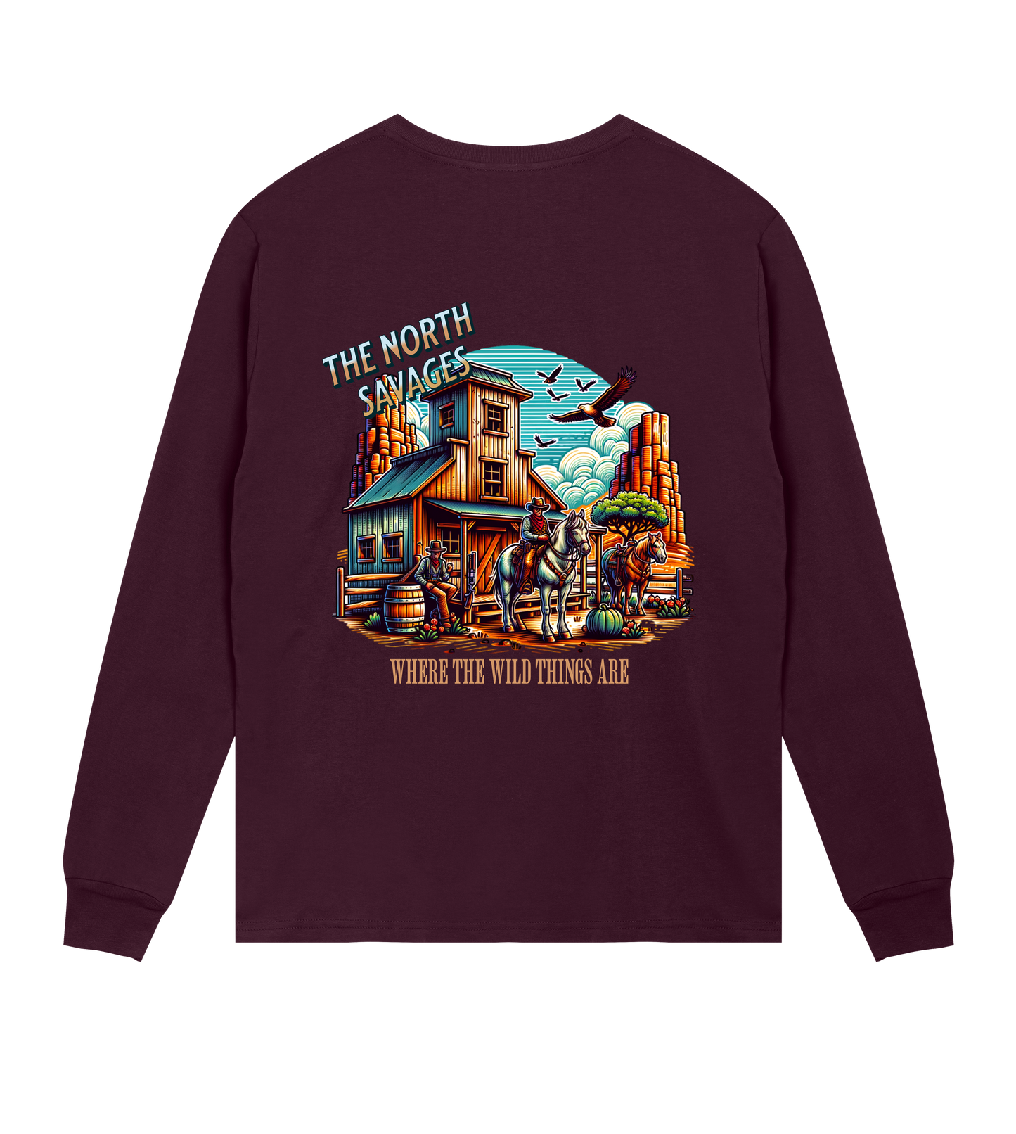 Wild West - Mens Long Sleeve Tee