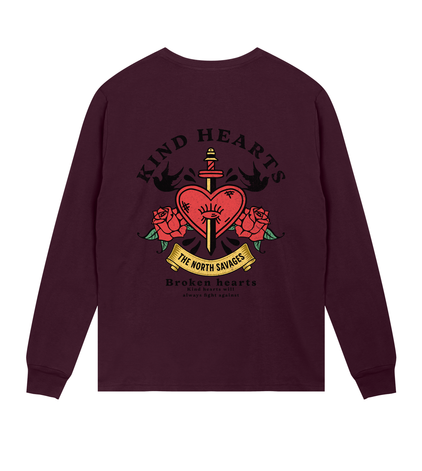 Kind Hearts - Mens Regular Long Sleeve Tee