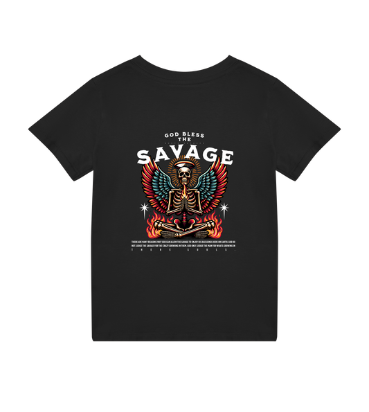 God Bless the Savage - Kids Tee