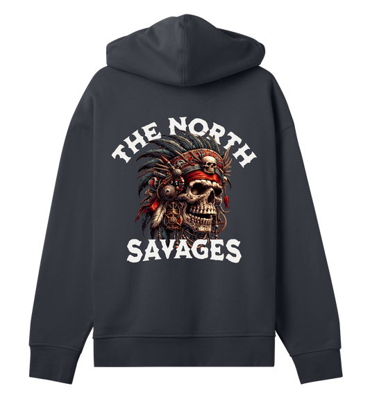 Savage Skull - Womens Oversized Hoodie