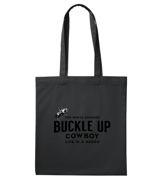 Buckle Up Cowboy - Canvas Tote