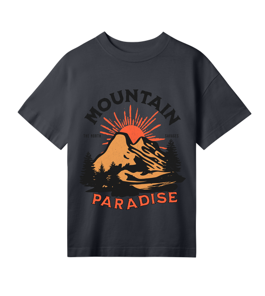 Mountain Paradise - Womens Oversized Tee