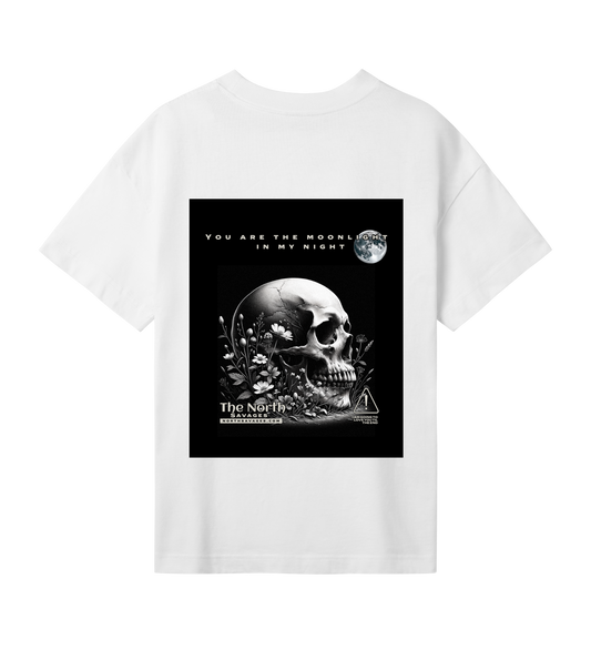 Moonlight Skull - Womens Oversized Tee