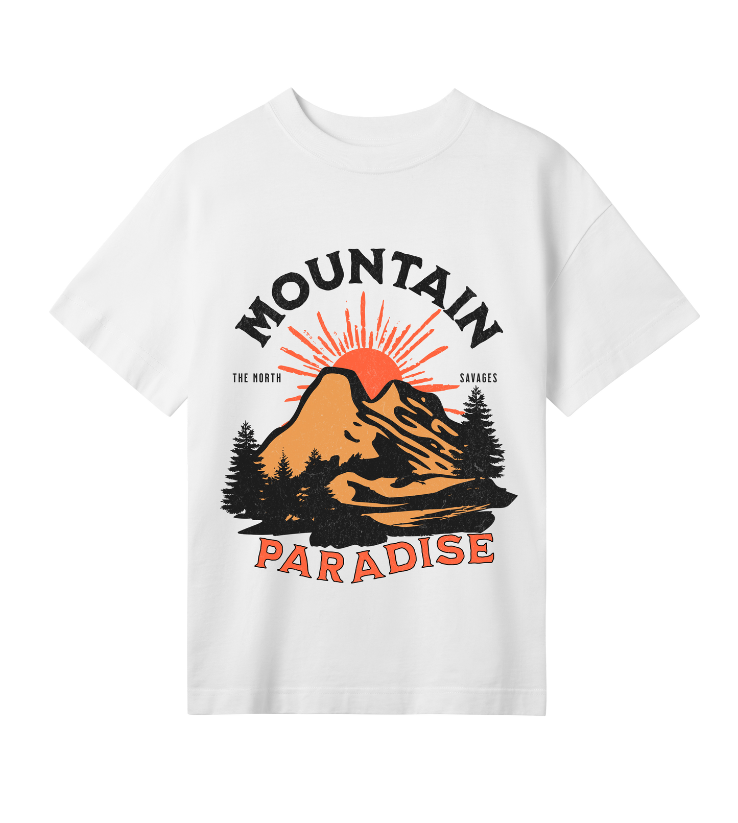 Mountain Paradise - Womens Oversized Tee