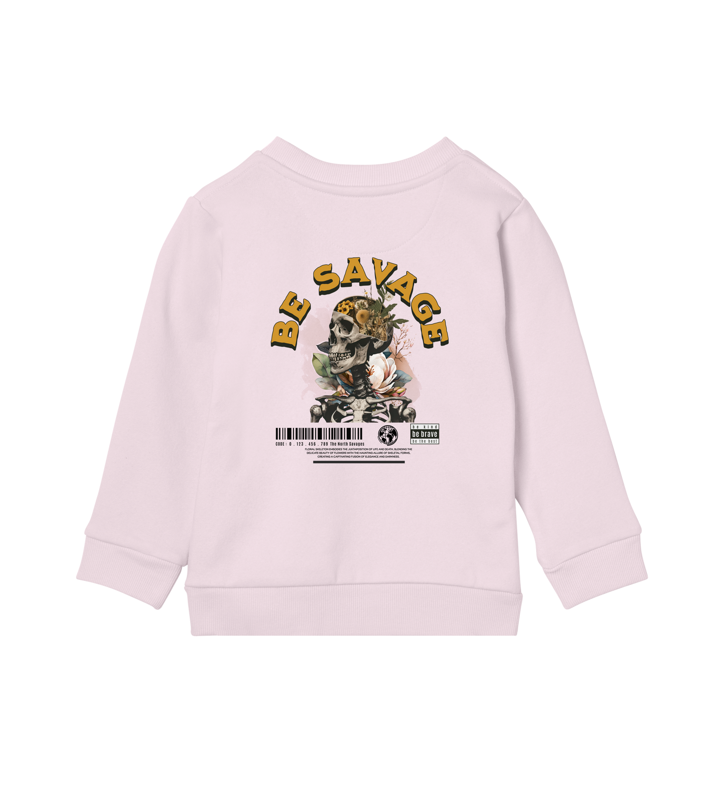 Floral Skeleton - Kids Sweatshirt