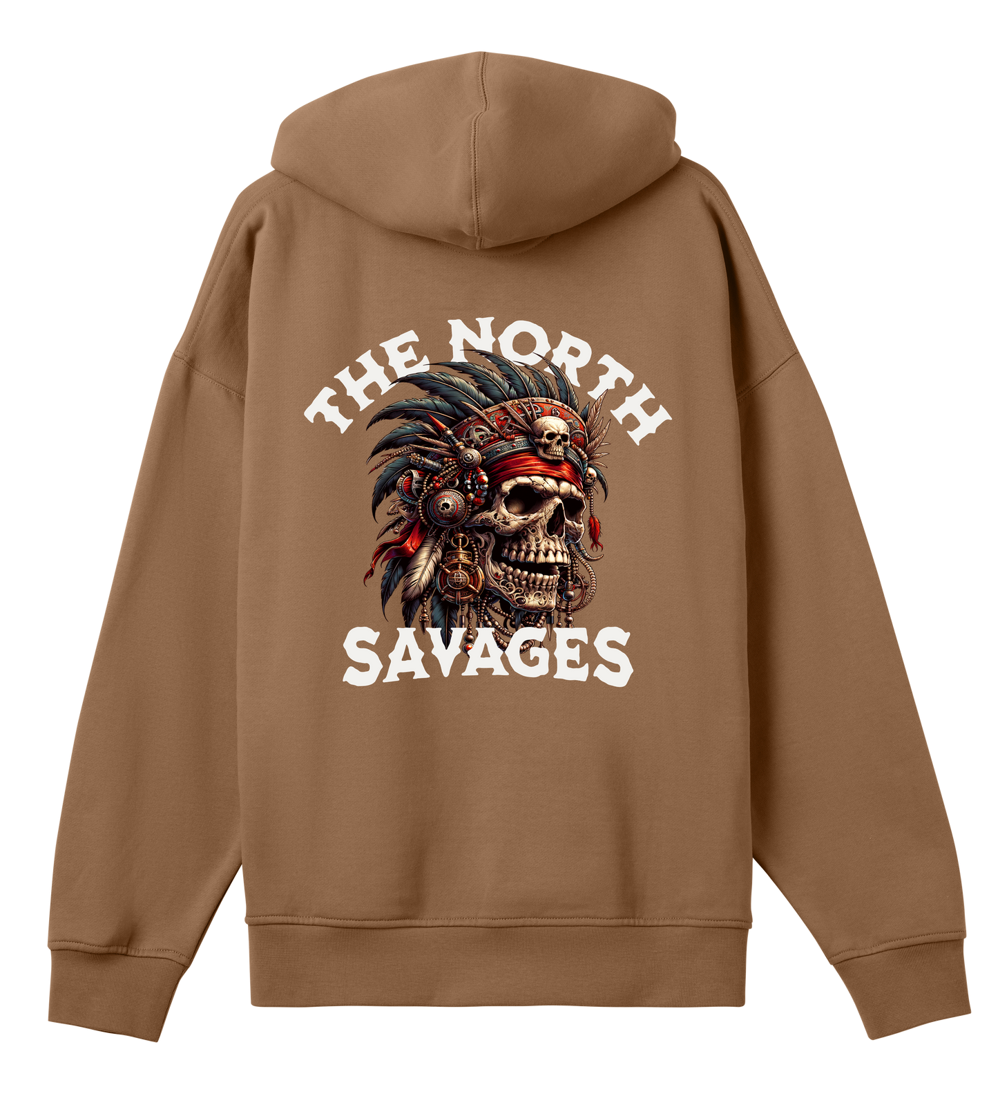 Savage Skull - Mens Boxy Hoodie