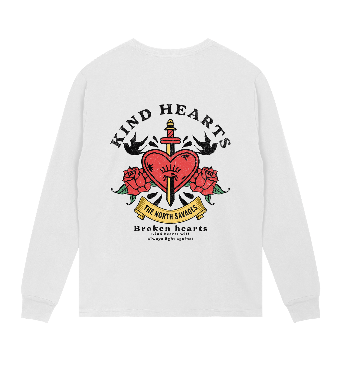 Kind Hearts - Mens Regular Long Sleeve Tee