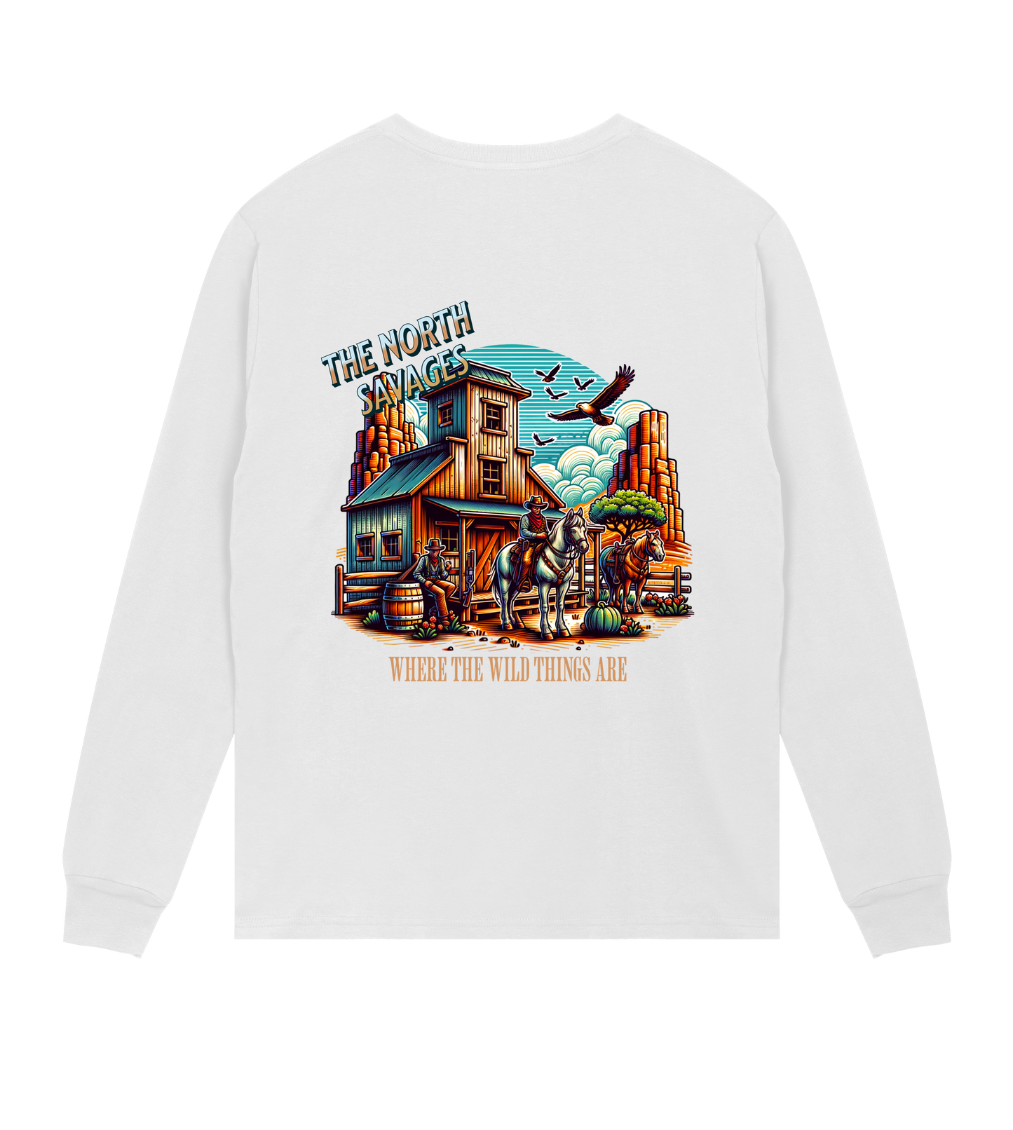 Wild West - Mens Long Sleeve Tee