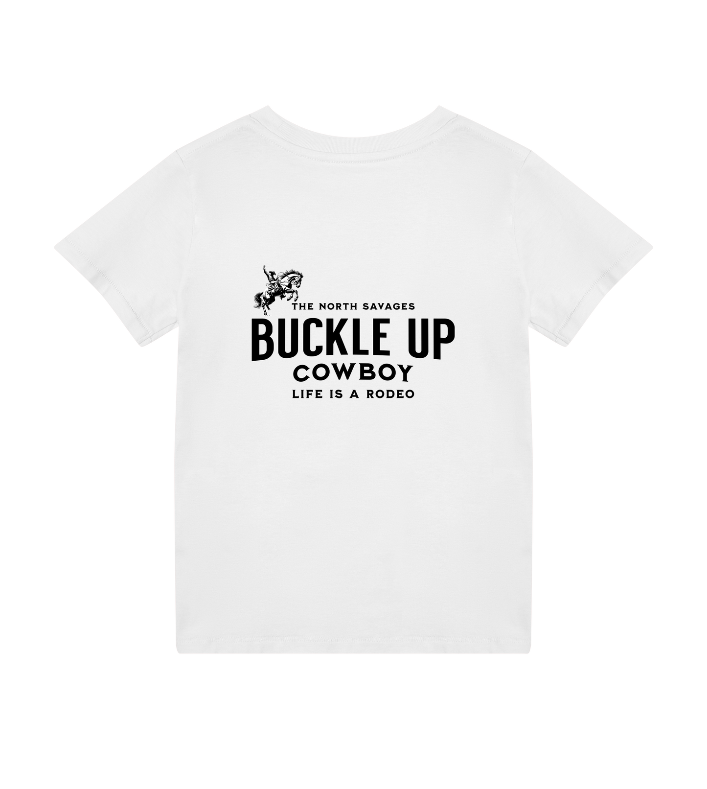 Buckle Up Cowboy - Kids Tee